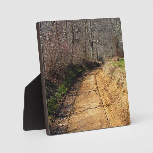 Kleine Landstraße Fotoplatte (Vorderseite)