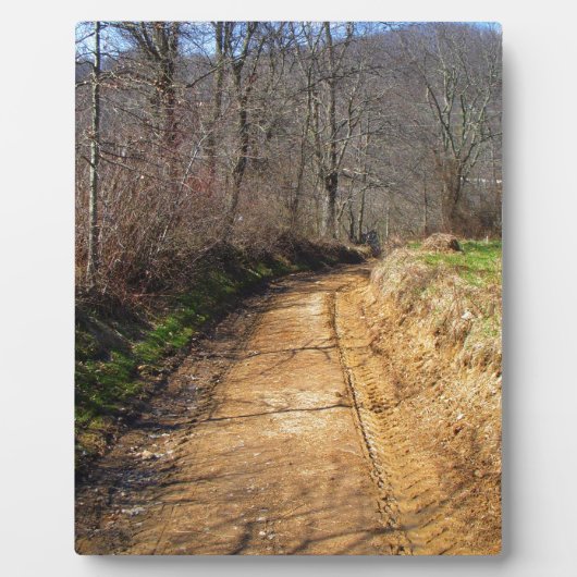 Kleine Landstraße Fotoplatte (Vorderseite)