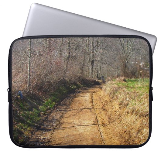 Kleine Landstraße Laptopschutzhülle (Vorderseite)