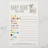 Kleine Landtiere Kinderdusche Buch Emoji Game Flyer (Vorne)