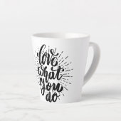 Kleine Latte-Tasse Milchtasse (Rechte Ecke)