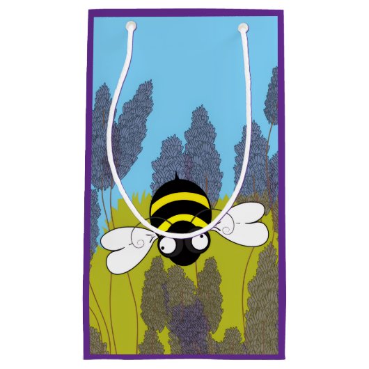 Kleine Lavendel-Geschenktasche Geschenktüte (Vorderseite)