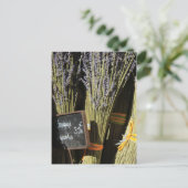 Kleine Lavendelsträuße Postkarte (Stehend Vorderseite)