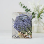 Kleine Lavendelsträuße Postkarte (Stehend Vorderseite)