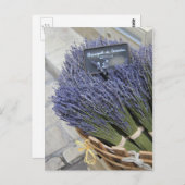 Kleine Lavendelsträuße Postkarte (Vorne/Hinten)