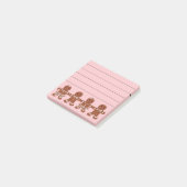 Kleine Lebkuchen Mädchen Jungen Post It Notizen (angewinkelt)