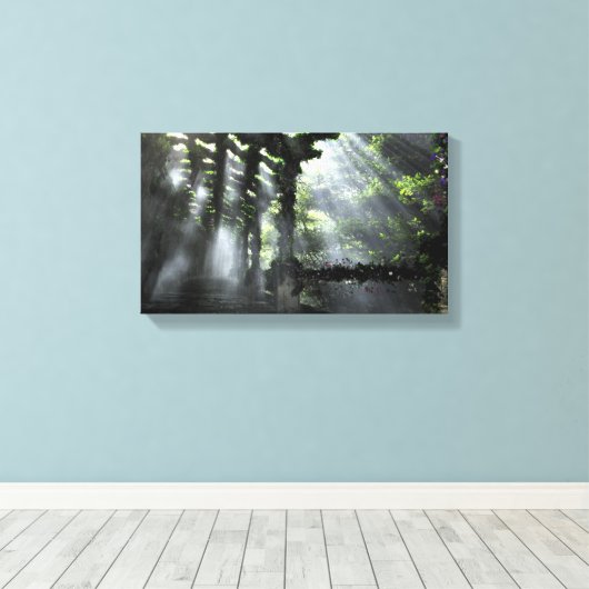 Kleine Leinwand des schattierten Weges (Insitu (Holzboden))