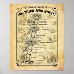 Kleine Leitung und Rekord der ungerechten Fellow-E Poster