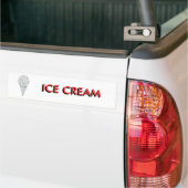 Kleine Leute DES EISCREME-KEGELS mit den Zungen Autoaufkleber (Auf Lkw)