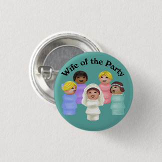 Kleine Leute Ehefrau des Party Button