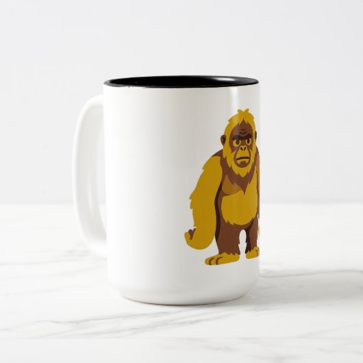Kleine Leute Zweifarbige Tasse (Vorderseite Links)
