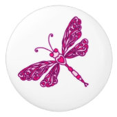 Kleine Libelle Keramikknauf (Vorderseite)