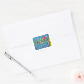 Kleine Libelle Runder Aufkleber (Umschlag)