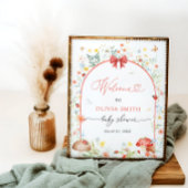 Kleine Liebe Bug Baby Dusche Willkommen Poster