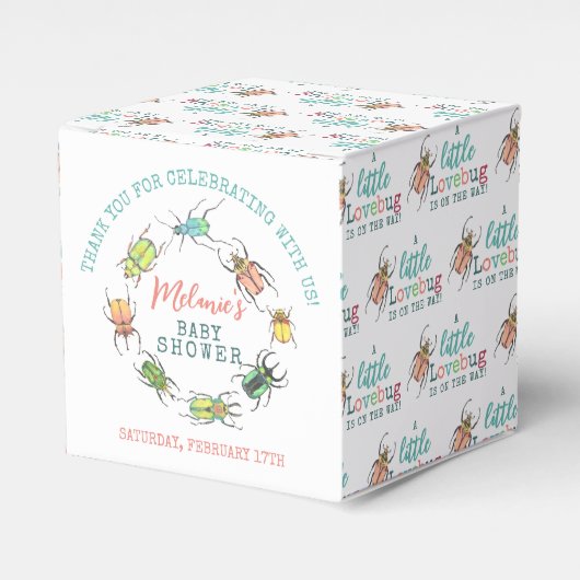 Kleine Liebe Bug Baby Duwer Fevor Box Geschenkschachtel (Vorderseite)