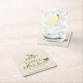 Kleine Liebe Bug Baby Duwer Gender Neutral Rechteckiger Pappuntersetzer (Vor Ort)