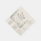 Kleine Liebe Bug Baby Duwer Gender Neutral Serviette (Ecke)