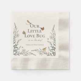 Kleine Liebe Bug Baby Duwer Gender Neutral Serviette
