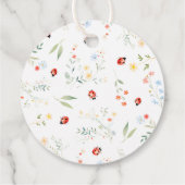 Kleine Liebe Bug Garden Baby Dusche Danke Geschenkanhänger (Rückseite)