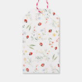 Kleine Liebe Bug Garden Baby Dusche Danke Geschenkanhänger (Rückseite)