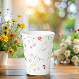 Kleine Liebe Bug Garden Babydusche Babydusche Pappbecher