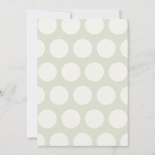 Kleine Liebe Bug Ladybug Babydusche Einladung (Rückseite)