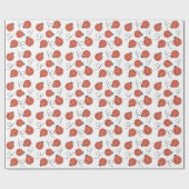 Kleine Liebe Bug Ladybug Geschenkpapier (Flach)