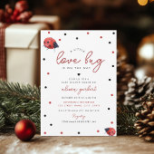 Kleine Liebe Bug Ladybug Girl Babydusche Einladung