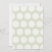 Kleine Liebe Bug Ladybug Girl Einladung (Rückseite)