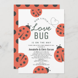 Kleine Liebe Bug Ladybug Kinderdusche per Mail Einladung