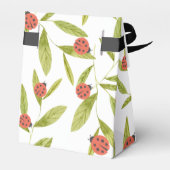 Kleine Liebe Bug Ladybug Leaf Babydusche Geschenkschachtel (Rückseite)