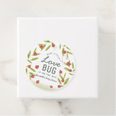 Kleine Liebe Bug Ladybug Leaf Kinderdusche Danke Geschenkanhänger (Beispiel)