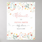 Kleine Liebe Bug Niedlich Garden Baby Dusche Willk Poster (Vorne)