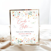 Kleine Liebe Bug Niedlich Gartenkarten und Geschen Poster