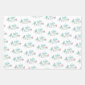 Kleine Liebe Bug on Way Baby Shower Geschenkpapier Set (Vorderseite)