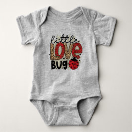 Kleine Liebe Bug Valentine Baby Strampler