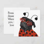 Kleine Liebe Mops | Mops Lovers (Vorne/Hinten)