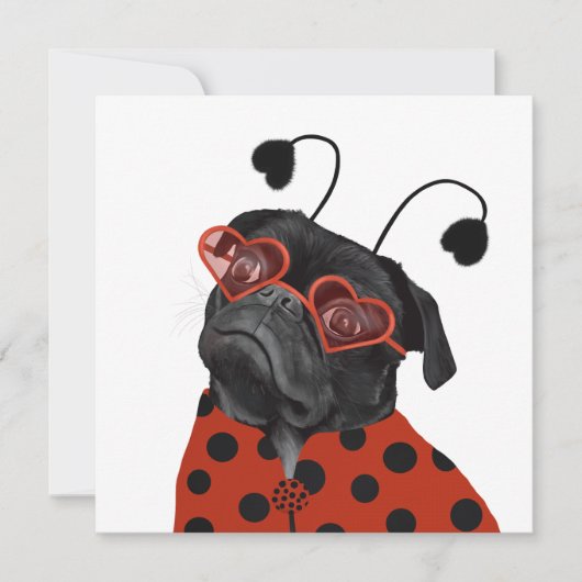 Kleine Liebe Mops | Mops Lovers (Vorderseite)