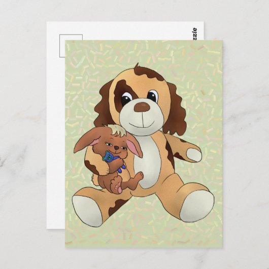 kleine Liebe Postkarte (Vorne/Hinten)