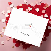 Kleine Liebe Postkarte