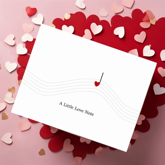 Kleine Liebe Postkarte