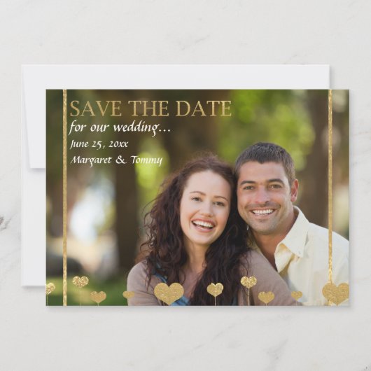 Kleine Liebe-Save the Date Mitteilung Einladung (Vorderseite)
