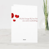 Kleine Liebe-Wanzen Feiertagskarte (Rückseite)