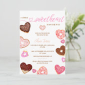 Kleine Liebesdusche Einladung (Stehend Vorderseite)