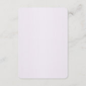 Kleine lila Blumen Detailkarte Begleitkarte (Rückseite)