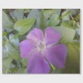 Kleine Lila Blüte Geschenkpapier (Flach)