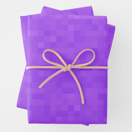 Kleine Lila Mosaikfliesen, Geschenktafeln Geschenkpapier Set (Beispiel)