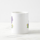 Kleine Lila Welpen-Tasse Kaffeetasse (Mittel)