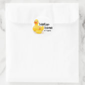Kleine Logo-Aufkleber Runder Aufkleber (Tasche)
