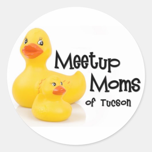 Kleine Logo-Aufkleber Runder Aufkleber (Vorderseite)